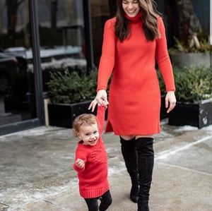 Red Sweater Dress
